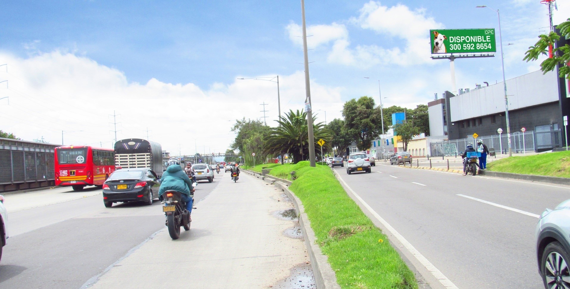 Autopista Norte con 134