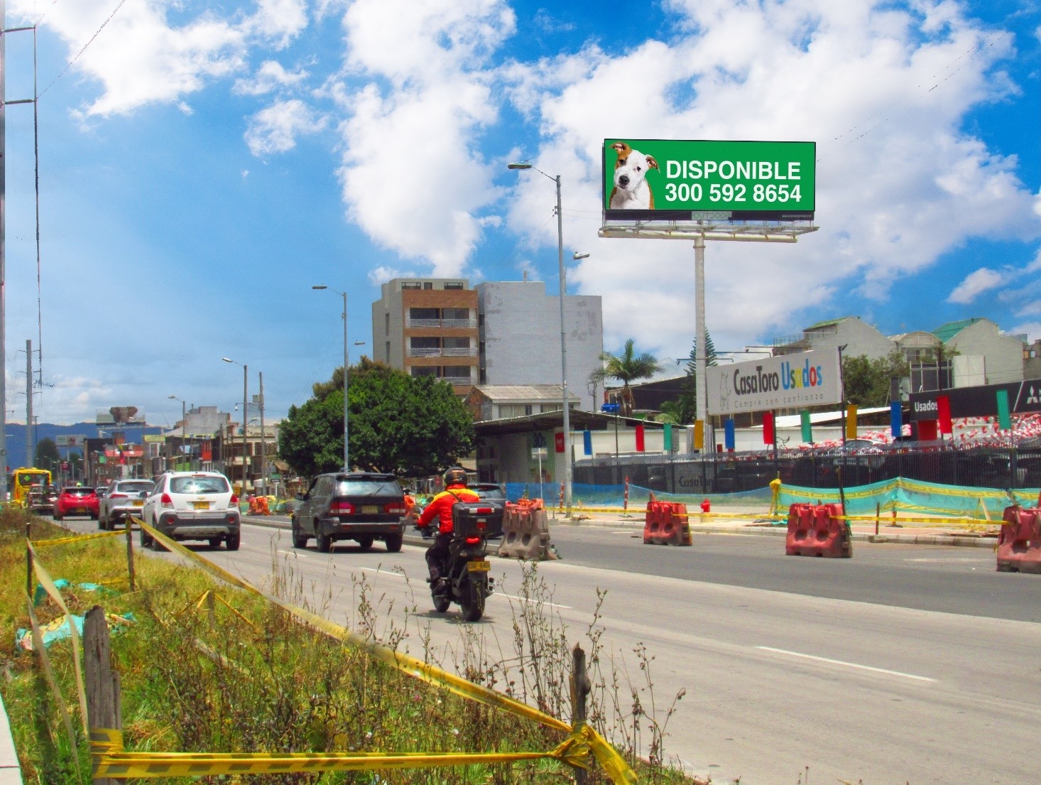 Av. 68 frente a Cruz Roja